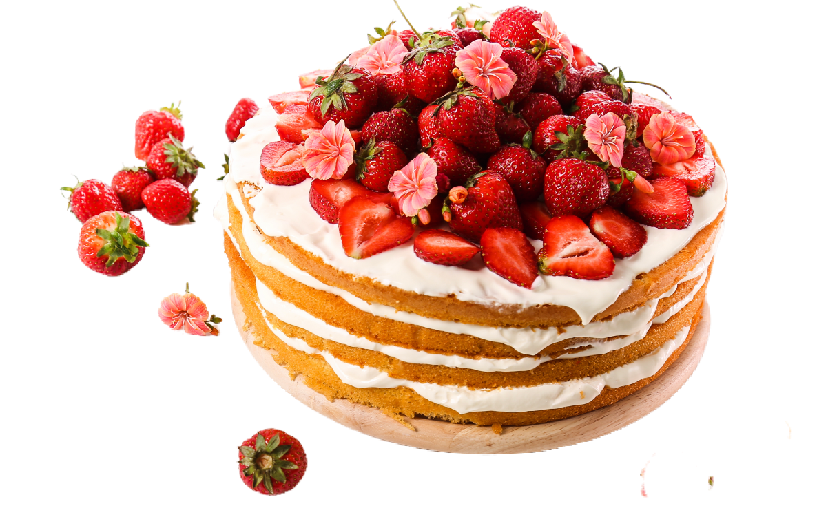 Strawberry cake